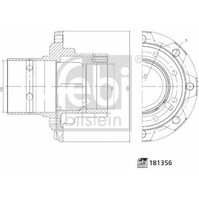 Náboj kolesa FEBI BILSTEIN 181356