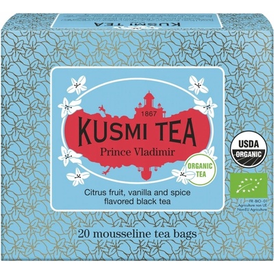 Kusmi Tea Porcovaný bio organický černý čaj Prince Vladimir 20 sáčků 40 g