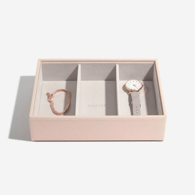 Stackers box na šperky Blush Deep Watch Accessories růžová