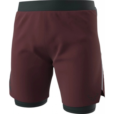 Alpine Pro Dynafit 2in1 shorts burgundy