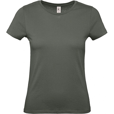 B&C Dámske tričko E150 Khaki