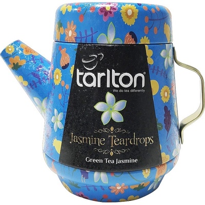 Tarlton čaj zelený jasmine teardrops konvička plechová 100 g