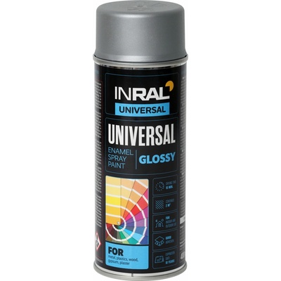 TEGRA INRAL univerzálny email v spreji 400 ml – hliníková svetlá (RAL 9006)