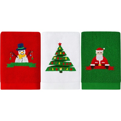 Ruhhy 26727 Súprava uterákov s vianočným motívom 40 x 30 cm 3 ks
