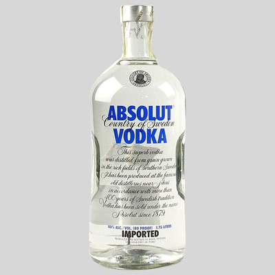 Absolut Vodka 40% 1,75 l (holá láhev)