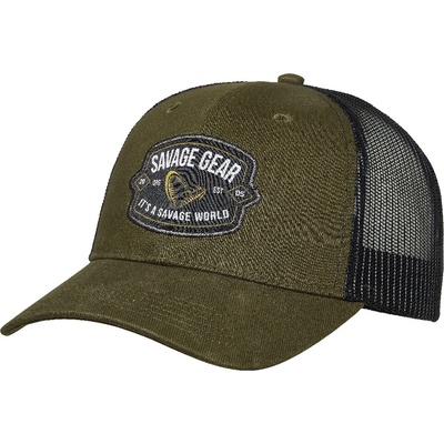 Savage Gear Badge Trucker Cap Green