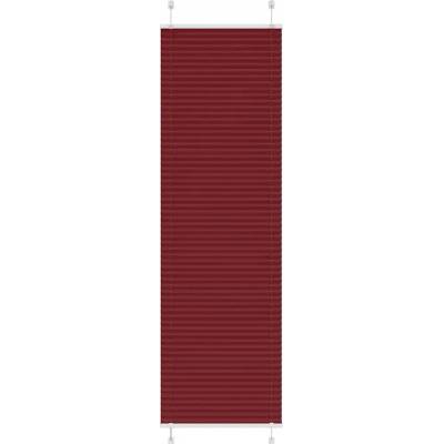 VidaXL Roleta plisé Bordově 65 x 200 cm červená