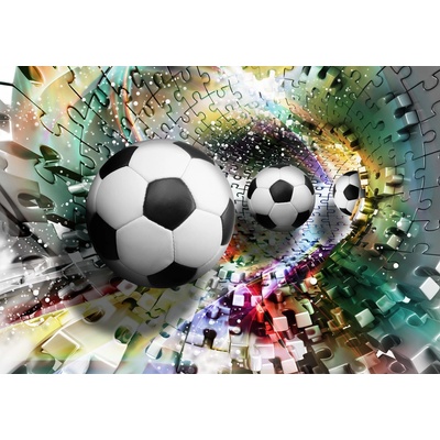 Preinterier FT5109 Fototapeta na stenu 3D futbalová lopta vlies 416cm x 254cm
