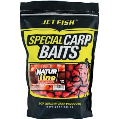 Jet Fish Boilie Natur Line Broskev Pepř 800 g 20 mm – Hledejceny.cz