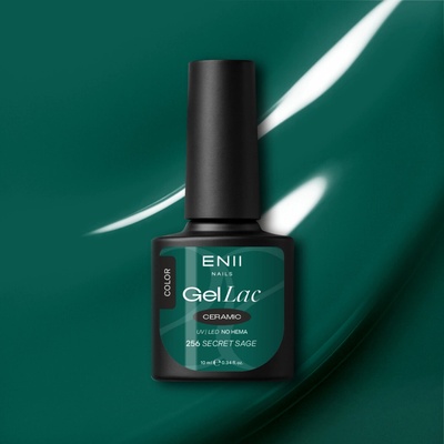 ENII NAILS Gel lak Ceramic 256 Secret Sage 10 ml
