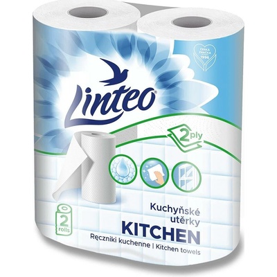 Linteo - papírové kuchyňské utěrky - 2vrstvé, 2 × 10 m – Hledejceny.cz