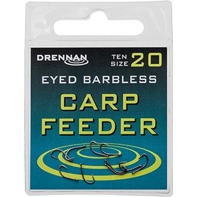 Drennan Eyed Carp Feeder Barbless vel.10 10 ks