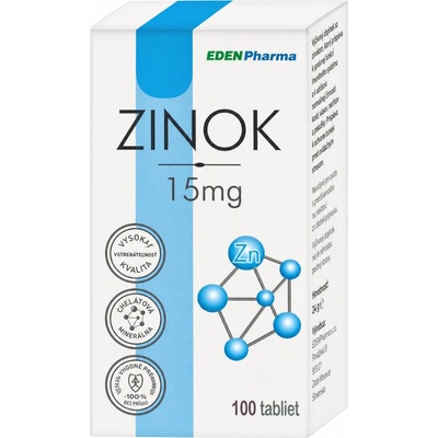 EdenPharma Zinok 15 mg 100 tabliet