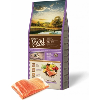 Sam's Field Low Grain Adult Salmon & Potato 13 kg