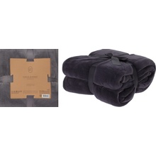 Homestyling Deka fleece Essentials antracit 180x230