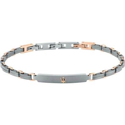 Maserati Pánsky bicolor náramok z titánu a ocele Titanium JM426AXF05