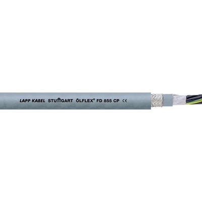 Lapp 27624/500 vedenie ťažnej reťaze ÖLFLEX® FD 855 CP 7 G 0.75 mm² sivá 500 m