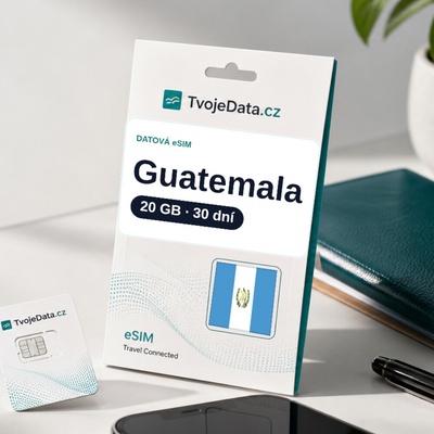 eSIM Guatemala 20 GB / 30 dní - Guatemala C43FC4
