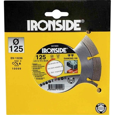 Ironside diamantový rezný kotúč 125 mm 241004