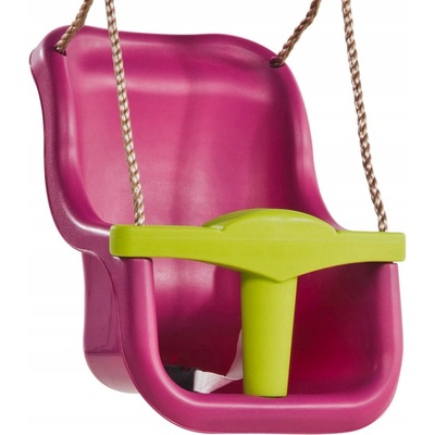 Monkey´s Home houpačka plastová Baby Luxe tmavě růžová