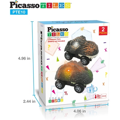 PicassoTiles dinosauri auticka