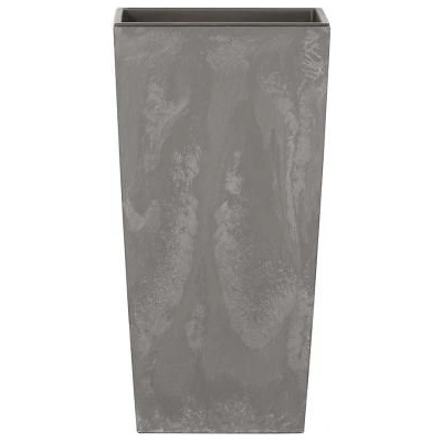 TMX Květináč s vkladem URBI SQUARE BETON EFFECT marengo 22 cm