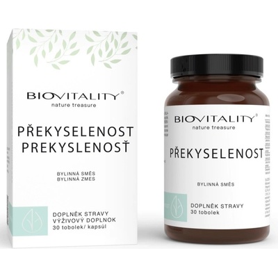 Biovitality Prekyslenosť 30 kapsúl