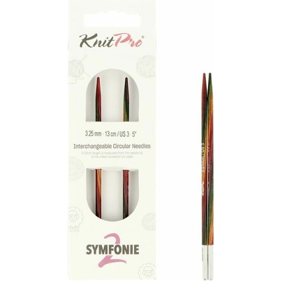 KnitPro Symfonie2 vymeniteľné kruhové ihlice 13cm 3,25mm