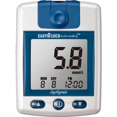 Easygluco Auto-coding glukometr set 25ks proužků