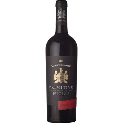 Montecore Primitivo Puglia IGT červené 2022 13% 0,75 l (čistá fľaša)