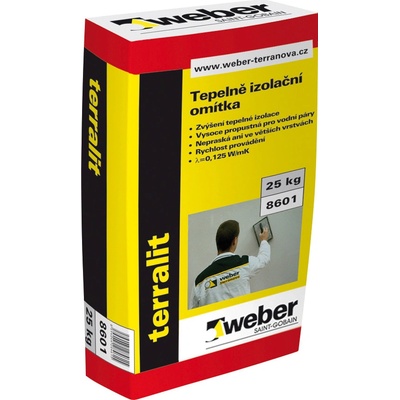 Weber Weber.dur terralit izolační jádrová omítka 10 kg - MVC 685 10