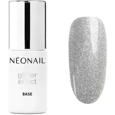 NeoNail báze Glitter effect Silver Shine 7,2 ml