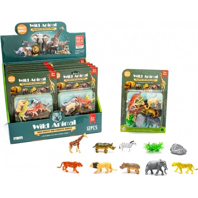 Wiky Zvířátka divoká set 10 ks 6 cm – Hledejceny.cz