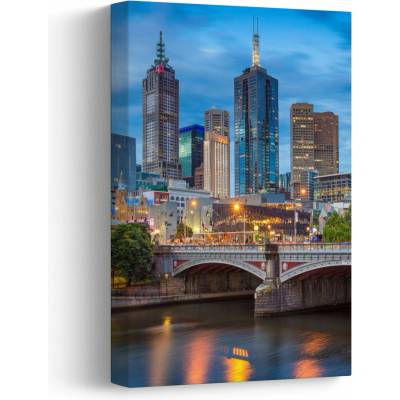 Obraz mesta Melbourne, jednodielny 20x30 cm