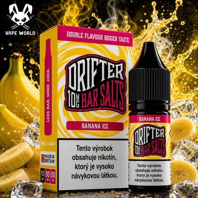 Juice Sauz Drifter Bar Salts Banana Ice 10 ml 10 mg