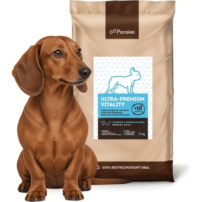 Panakei Ultra Premium Granule pre malé plemená psov Dospelácke Hovädzie Morčacie 4 kg