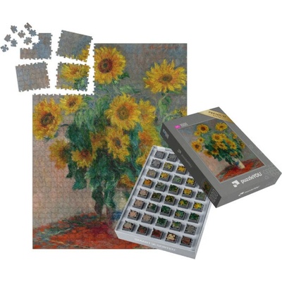 SMART SORTED® Kytice slunečnic Claude Monet 1881 krásný obraz 1000 dílků