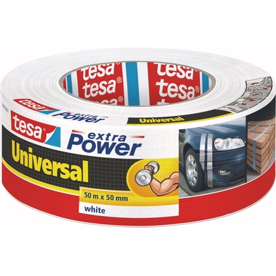 Tesa Extra Power Universal textilná 50 m x 50 mm biela