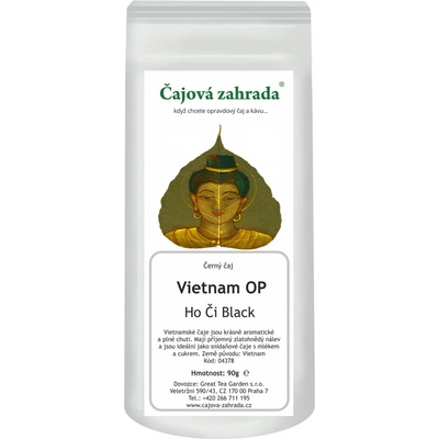 Čajová zahrada Vietnam OP Ho Či Black černý čaj 1 kg