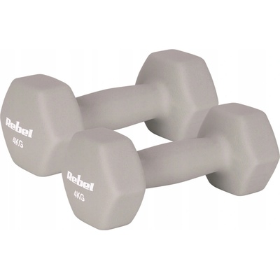 Rebel Neoprenové činky 2 x 4 kg 2 ks