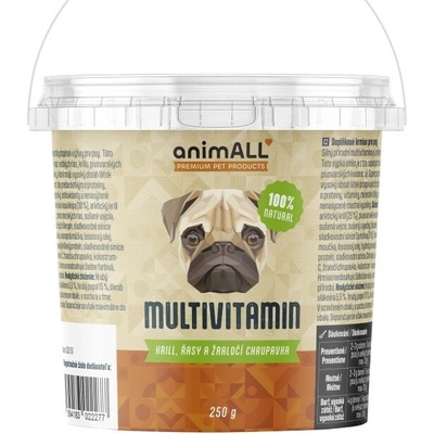 animALL Multivitamin Krill řasy a žraločí chrupavka 250 g