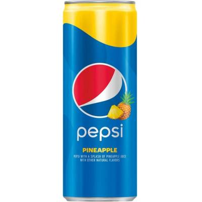Pepsi sycená limonáda Ananas 24 x 355 ml