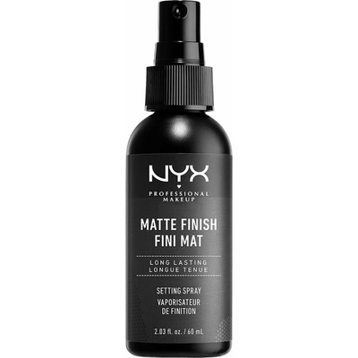 NYX Professional Makeup zmatňujúci fixátor make-upu v sprej 60 ml