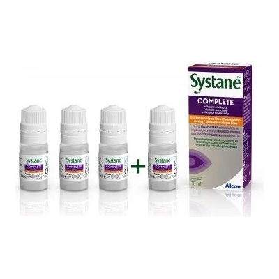Alcon Oční kapky Systane COMPLETE 10 ml balení 3+1 – Hledejceny.cz