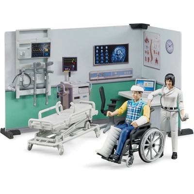 Bruder | 62711 | Zdravotní stanice set se 2 figurkami a doplňky 1:16