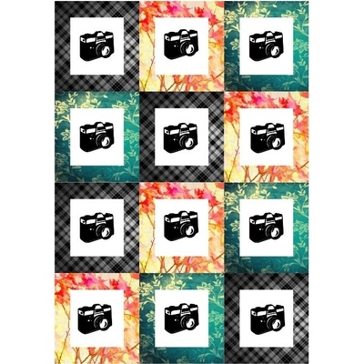 Impar Prošívaná deka oboustranný fototisk Patchwork 200x140