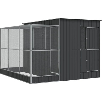 VidaXl Klec 290 x 303 x 216 cm šedá