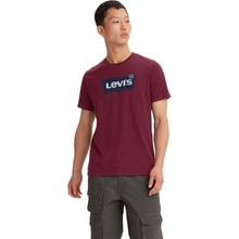 Levis tričko s krátkým rukávem GRAPHIC CREWNECK TEE Bordó