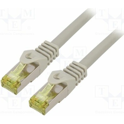 Goobay 69516 Patch S/FTP Kat: 6a RJ45 vidlice z obou stran lanko Cu