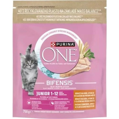 Purina One junior + kuracie k 0,75 kg